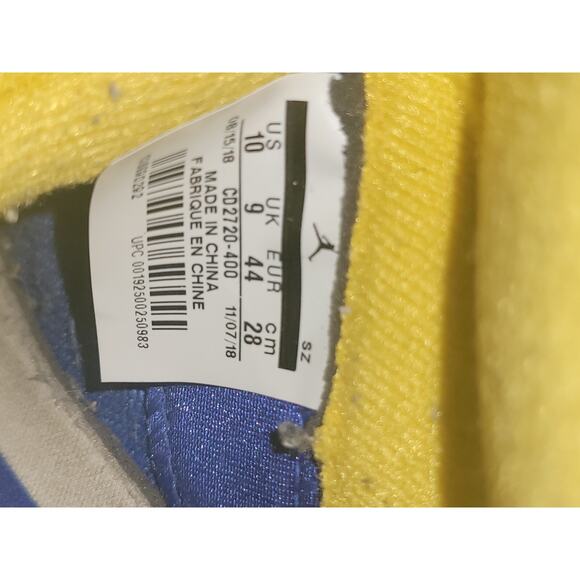 Air Jordan 5 Retro JSP Laney Varsity Royal Style # CD2720-400 Size 10 Authentic - Picture 11 of 16